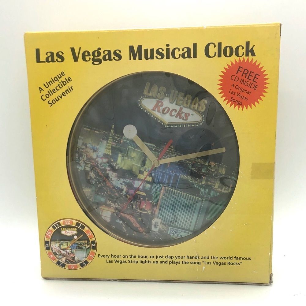 Las Vegas Musical. Clock Collectible